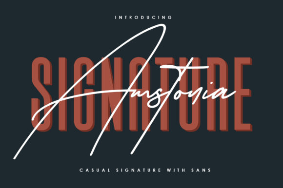 Amstonia Signature: The Font That Elevates Your Digital Brand