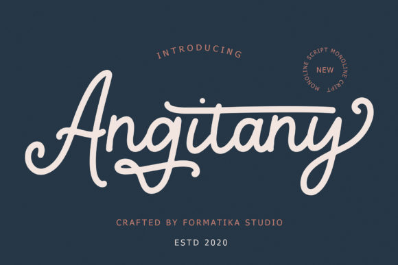 Angitany: A Delicate Script for Editorial Elegance