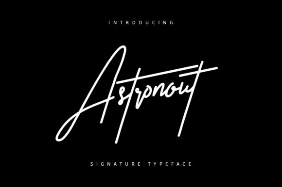 Astronout: A Handwritten Font for Thoughtful Typography