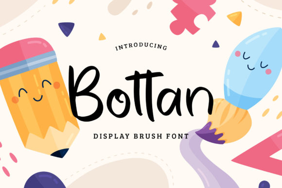 Bottan: A Handwritten Font for Editorial Design