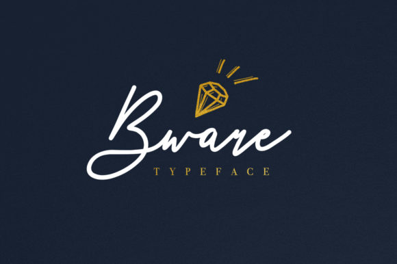 Bware: A Sweet and Friendly Handwritten Font for Creative Projects