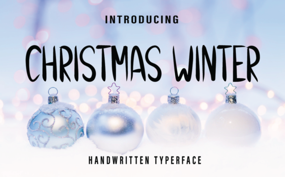Christmas Winter Font: A Simple Script for Seasonal Magic