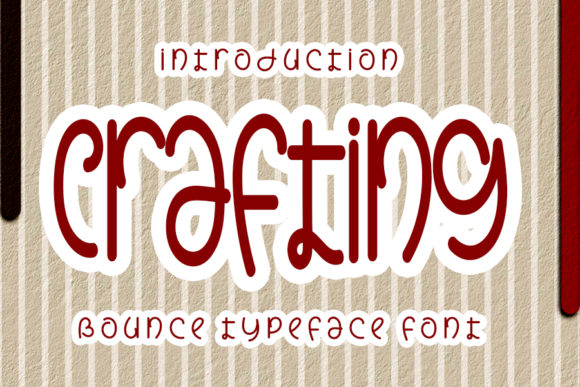 Crafting: A Handwritten Font for Editorial Design
