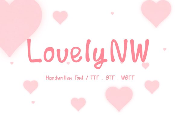 Handwritten Charm with Lovely Nw Font