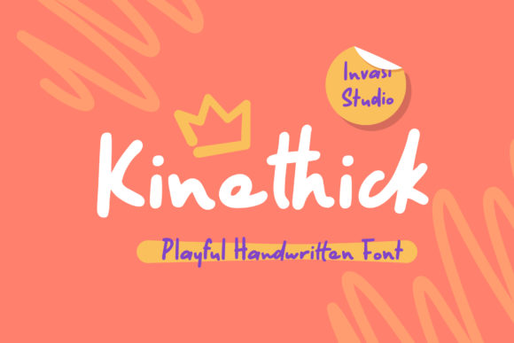 Kinethick: A Script Font for Modern Branding
