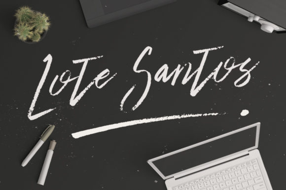 Lote Santos: A Handwritten Font for Editorial Elegance