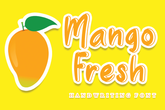 Mango Fresh: A Handwritten Font for Vibrant Digital Campaigns