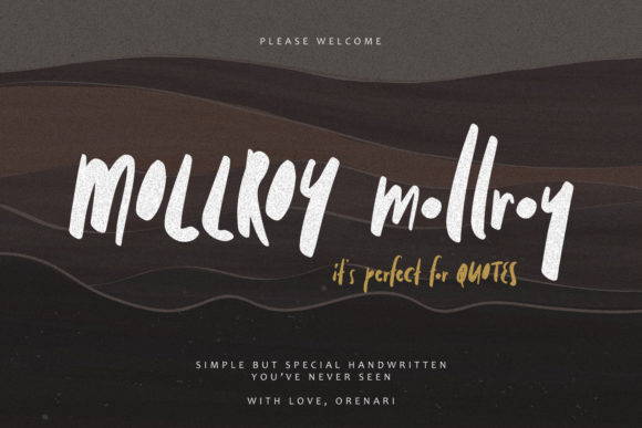 Mollroy: A Font for Thoughtful Design