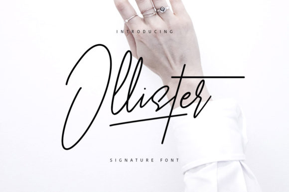 Ollister: A Handwritten Font That Breathes Life Into Your Creations