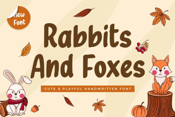 Rabbits and Foxes: A Playful Font for Digital Branding