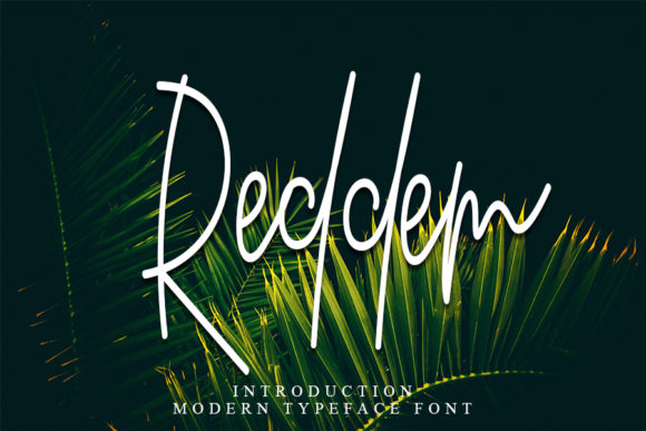 Reddem: A Script Font That Adds Warmth to Every Design