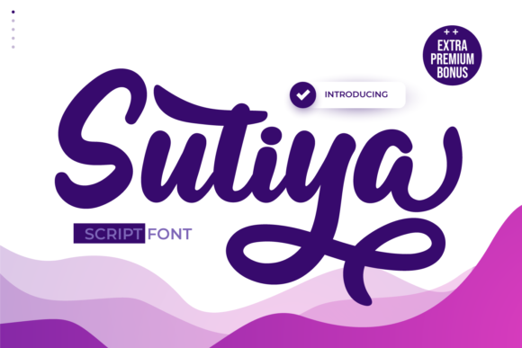 Sutiya: A Charming Script Font for Handmade Creations