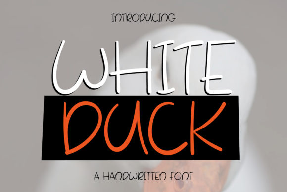 White Duck: A Script Font for Modern Branding